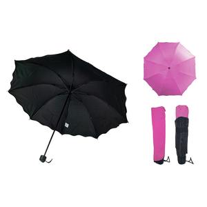 Paraguas Plegable Semiautomático Clásico, Material de Poliéster, 4 Colores Disponibles, Protección Solar y Contra la Lluvia, Resistente al Viento y a los Rayos UV, Unisex - Product Image 3