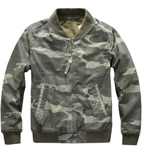 แจ็กเก็ตบอมเบอร์สำหรับผู้ชายผ้าโพลีเอสเตอร์ผ้าสแปนเด็กซ์มีกระดุมสำหรับฤดูหนาว - Product Image 4