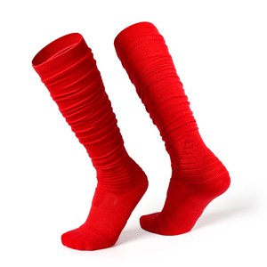 Vente en gros Chaussettes de sport de compression imprimées sur mesure Chaussettes longues scrunch de football pour le printemps - Product Image 3