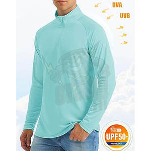 Chemises Performance à manches longues pour hommes sur mesure Séchage rapide UPF Pêche Jogging Porter Sublimation Chemises de pêche sur mesure Upf - Product Image 3