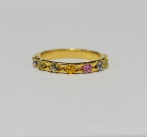 S925 Sterling Silver Rhodium Plated Classic Sky <b>Blue</b> Pink <b>Opal</b> Women's <b>Ring</b> for Party Occasion Made in Thailand - Product Image 2