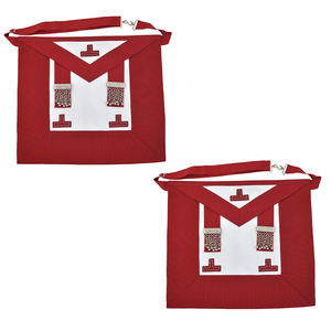 2025 artisanat grands intendants fait à la main en peau d'agneau tablier Offre Spéciale personnalisé maçonnique Regalia brodé techniques paillettes décoration à coudre - Product Image 6