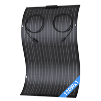 Module solaire portable léger 120W, panneau solaire flexible 120 Watts pour camping, bateau, camping-car, balcon, entrepôt UK DE