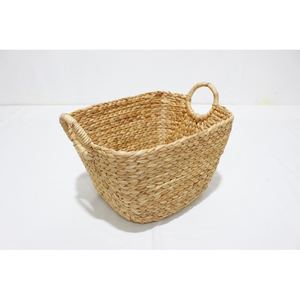 Artex Dong Thap Rustic Eco-Friendly Natural Water <b>Hyacinth</b> Woven Storage <b>Basket</b> with Handles - Product Image 4