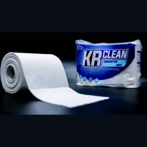 Krclean ผ้าเช็ดทำความสะอาดร่างกายแบบใช้แล้วทิ้งผ้าไมโครไฟเบอร์ที่ดูดซับได้ดีสำหรับการทำความสะอาดบ้านเทคนิคการถักสำหรับคุณแม่และลูกน้อยในครัว - Product Image 3