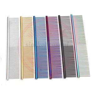 Peine para perros de acero inoxidable para el cuidado de mascotas, venta al por mayor, peines profesionales para perros y gatos a la venta - Product Image 6