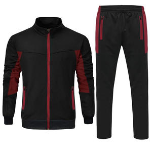 Venta al por mayor de alta calidad de los hombres conjunto de chándal de 2 piezas con cremallera completa Sweatsuit en estilo único y mejor calidad - Product Image 5