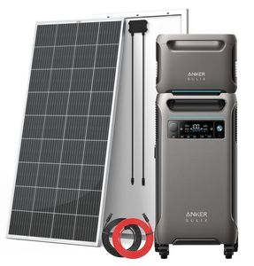 <b>DIY</b> SOLIX F3800 3-Year Warranty Portable Power Station 400W Solar Panel Generator <b>Kit</b> OEM/ODM Plastic - Product Image 2