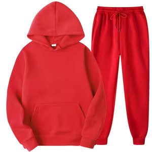 ชุดกีฬาระบายได้ดีสำหรับผู้ชายชุดวิ่งแบบเรียบผ้าฝ้ายขนแกะ100% สำหรับฤดูหนาว - Product Image 3