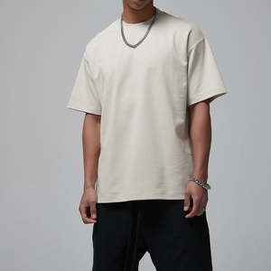 BlanqWear <b>Mens</b> O-Neck Short Sleeve <b>Fleece</b> Formal T-<b>Shirt</b> Loose Fit Premium 100% Cotton 280g Anti-Bacterial Quick Dry - Product Image 4