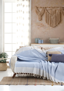 100% Cotton <b>Sofa</b> Covers Couch Throw Protector Made in Turkey High Quality Ready Stock Washable Armchair - Product Image 3