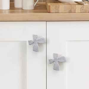 Perillas de puerta de Metal Floral dorado brillante para suministros de Hardware Exterior Interior Perillas de latón de alta calidad Suministro de Hardware rústico - Product Image 1