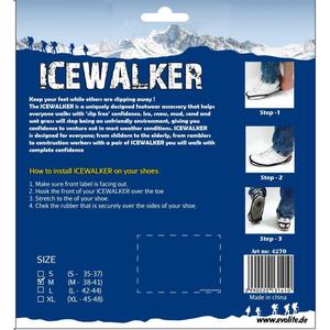 Evolite imbottitura scarpe antiscivolo Icewalker sulla neve