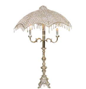 Silver Plated Aluminum Tall <b>Candelabra</b> with 5 Arms Unique design Entryway & Garden Christmas Decoration handmade <b>Candelabra</b> - Product Image 6