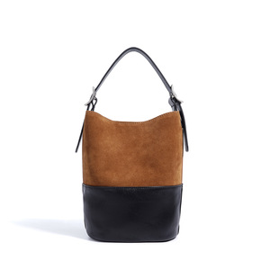 Bolso de mano de ante de cuero genuino Vintage de lujo para mujer, bandolera personalizada con correa para el hombro, bandolera esmerilada para mujer - Product Image 1