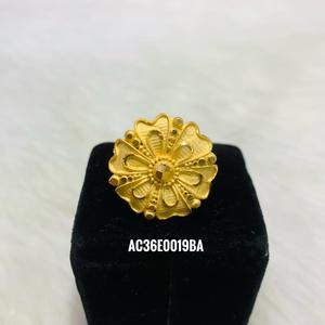 Boucles d'oreilles plaquées or en ligne: Styles tendance pour la mode Boucles d'oreilles plaquées or un gramme conception en ligne - Product Image 2