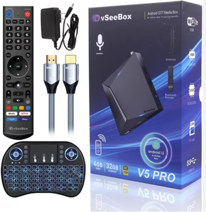 Good Buy VseeBox Elitess <b>4GB</b> <b>RAM</b> 128GB Storage 8K Android TV Box V1 V2 V3 V4 V5 V6 - Product Image 2