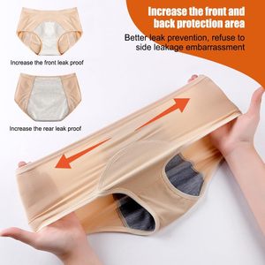 Bragas Hipster a prueba de fugas menstruales personalizadas, tamaño Internacional, rayas transpirables, buena elasticidad - Product Image 3