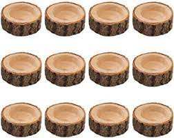 Portavelas de tocón de árbol de madera hecho a mano decorativo hecho a mano portavelas ecológico al precio más bajo - Product Image 6
