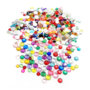 375 piezas de diamantes de imitación con motivos de plástico 5-7mm para actividades artesanales - Product Image 4