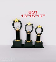 Trophée en métal cristal de haute qualité pour les champions de match de cricket Prix sportifs exclusifs dans le championnat sportif inter scolaire