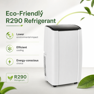 Unidad de <span class=keywords><strong>Aire</strong></span> <span class=keywords><strong>Acondicionado</strong></span> Portátil de 10000 BTU de Eficiencia Energética con Refrigeración y Calefacción R290 para Habitaciones Domésticas - Product Image 6