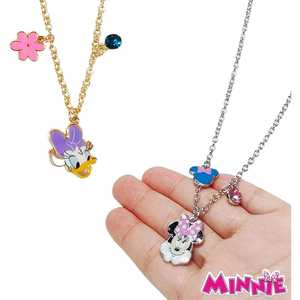 Joyería infantil de Mickey y Minnie Mouse, collar BFF, juego de 2 piezas, 150 unidades, caja al por mayor, envío gratis, colección oficial con licencia HER. - Product Image 2