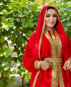 Caftan marocain en vente chaude Abaya et robe de mariée Caftan marocain Meilleur prix de gros Dernière collection sur mesure - Product Image 4