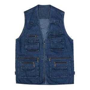 Gilet d'hiver pour homme en toile épaisse délavée chimiquement, style décontracté, pour superposition, style urbain, personnalisable, OEM, vente en gros - Product Image 5