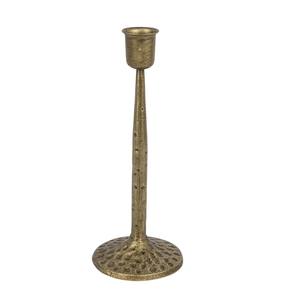 Hammered Metal Candle <b>Holder</b> Antique <b>Brass</b> Finish Decorative <b>Candlestick</b> Stand For Living Room Dining Room Decor Lowest Price - Product Image 3