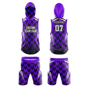 Low MOQ New Design 7 <b>on</b> 7 Outdoor Breathable Plus Size Adult American Football Uniform 100% Polyester Sleeveless Customizable - Product Image 2