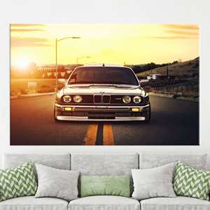 Impression sur toile moderne : cadeau de décoration murale tendance pour les amateurs de voitures, 1P : encadré - Product Image 1