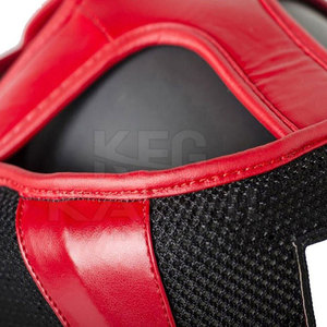 Protège-tête d'entraînement de boxe, conception réglable, PVC, portable, résistant aux chocs, respirant, pour la boxe, le kickboxing, les arts martiaux - Product Image 5