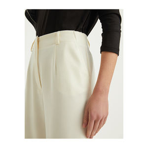 กางเกงขายาวทรงขาบานผ้าวิสโคสผสมสำหรับผู้หญิง BGN จากประเทศตุรกี - Product Image 4