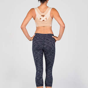 Sujetador Deportivo Simple para Mujer, Diseño Superior, para Yoga y Running, Talla Personalizable, Transpirable, Spandex/Nailon, Logotipo Frontal, Alto Soporte, Talla Grande - Product Image 3