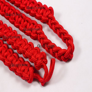 Vente en gros OEM, cordon d'épaule français en soie, Aiguillettes personnalisées, cordon pour robe de cérémonie, cordon d'épaule pour défilé avec embouts - Product Image 4
