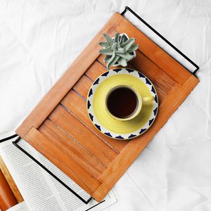 Bandeja de haya de vapor naranja de 15 pulgadas con mango de hierro plato de servicio decorativo para mesa de desayuno Mostrador de cocina decorativo - Product Image 5