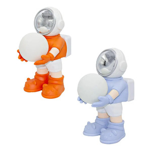 Bluetooth Speaker FM Radio Astronaut Moon Rechargeable <b>LED</b> Light - Assorted Colors - Product Image 2