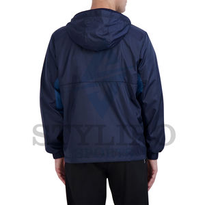 Chaqueta Cortavientos con Capucha para Hombre, Talla XL, Personalizada, de Alta Calidad, Impermeable, Ecológica, con Bordado, Informal, para Invierno y Running, sin Costuras - Product Image 6