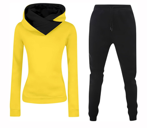 Winter Collection <b>Tracksuits</b> <b>Women</b> Long Sleeve Warm Plus Size Female Logo Plain <b>Velour</b> Custom Unisex <b>Tracksuits</b> - Product Image 4