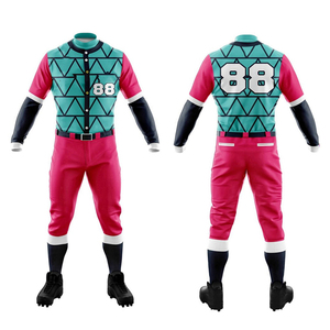 Uniformes de baseball avec logo personnalisé de haute qualité pour hommes Dernière conception Vêtements d'entraînement unis Vêtements de taille spécifique pour hommes - Product Image 3