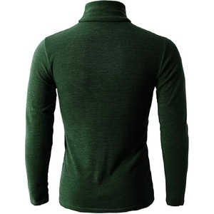 Pull en polyester respirant décontracté pour la maison personnalisé pour hommes vente en gros pull en polyester à manches longues et col rond - Product Image 2