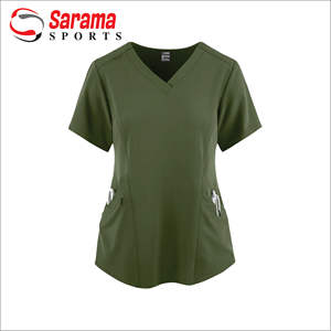 Trajes médicos estampados para enfermeras, uniforme médico para hospital, spa, superventas - Product Image 3