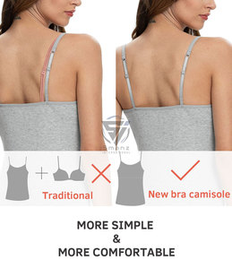 Débardeurs de yoga et de sport pour femmes, personnalisés, de haute qualité, écologiques, respirants, à dos ouvert, avec soutien-gorge intégré, vente en gros - Product Image 5
