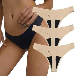 Ropa interior de período sin costuras para mujer, bragas, pantalones menstruales, ropa interior de superabsorción a prueba de fugas, incontinencia - Product Image 1