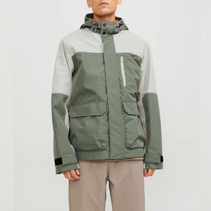 Chaqueta Softshell con cuello levantado de alta calidad para hombre, ropa de invierno elegante, patrón de letras personalizable, superventas, mejor precio personalizado - Product Image 4