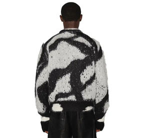 Pull en tricot pour homme en mélange coton-acrylique, toutes couleurs, motif audacieux, directement de l'usine, pour la mode automne tendance - Product Image 3