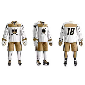 2025 Material 100% poliéster equipo transpirable campo Hockey Jersey hombres uniforme de Hockey sobre hielo para la venta precio bajo - Product Image 1