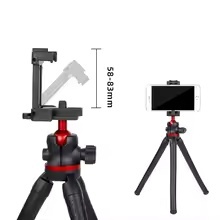 2025 mới linh hoạt bạch tuộc Tripod cho điện thoại máy ảnh DSLR 2in1 thiết kế Tripod với điện thoại chủ Side lạnh Giày 1/4 ''vít - Product Image 3