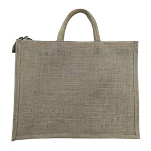 Nouveau style de sac fourre-tout isolé Shrekha Creations Tissu de jute et toile de jute Logo personnalisé Motif simple Fabriqué en Inde - Product Image 6